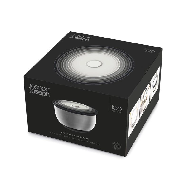 Joseph Joseph - Zestaw 4 misek, Nest Prep&Store, 100colection