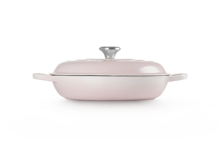 Le Creuset - garnek gourmet profesjonalny 30 cm 3,5 l shell pink