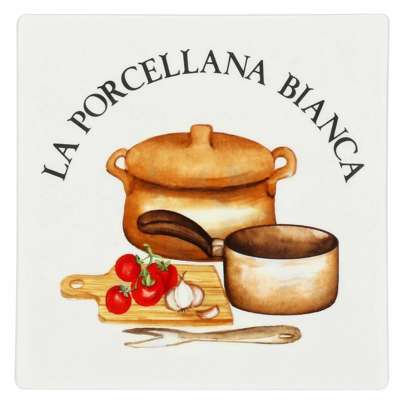 La Porcellana Bianca - podstawka kwadratowa 18 cm Conserva