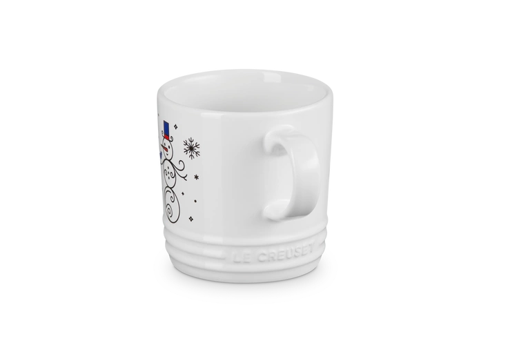 Le Creuset - Kubek 350 ml Noel Bałwanek Biały