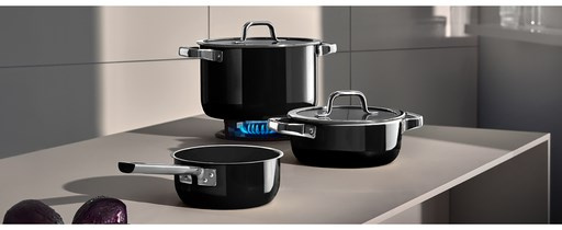 WMF - Rondel niski 16 cm czerń Fusiontec Mineral Pro