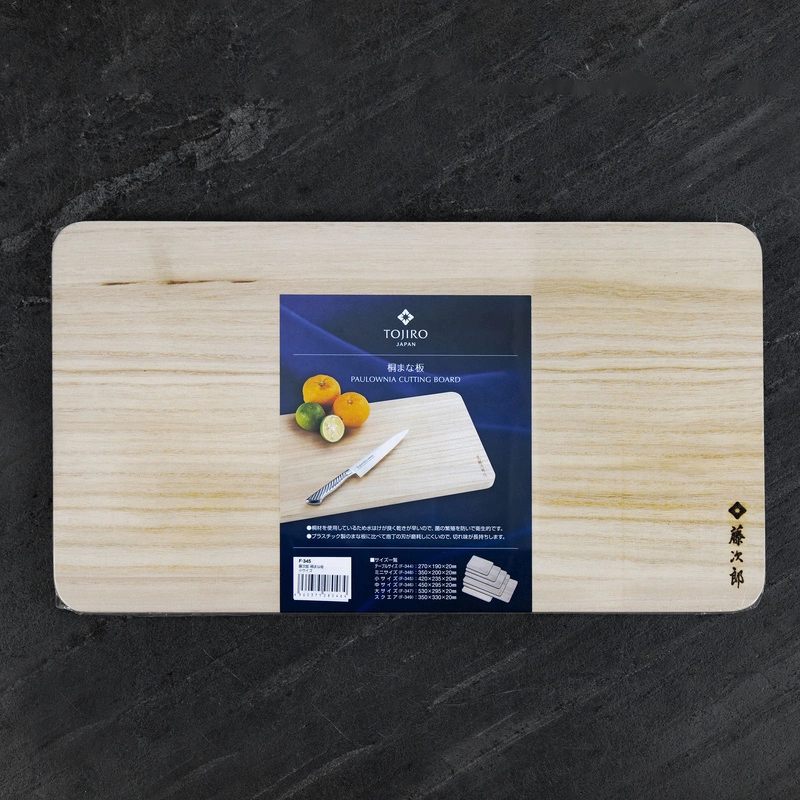 Tojiro - Deska do krojenia z drewna paulownia 42x23x2 cm