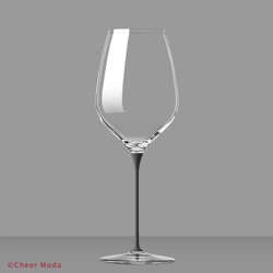 Cheer Moda - Kieliszek do wina Lava Glass czarny