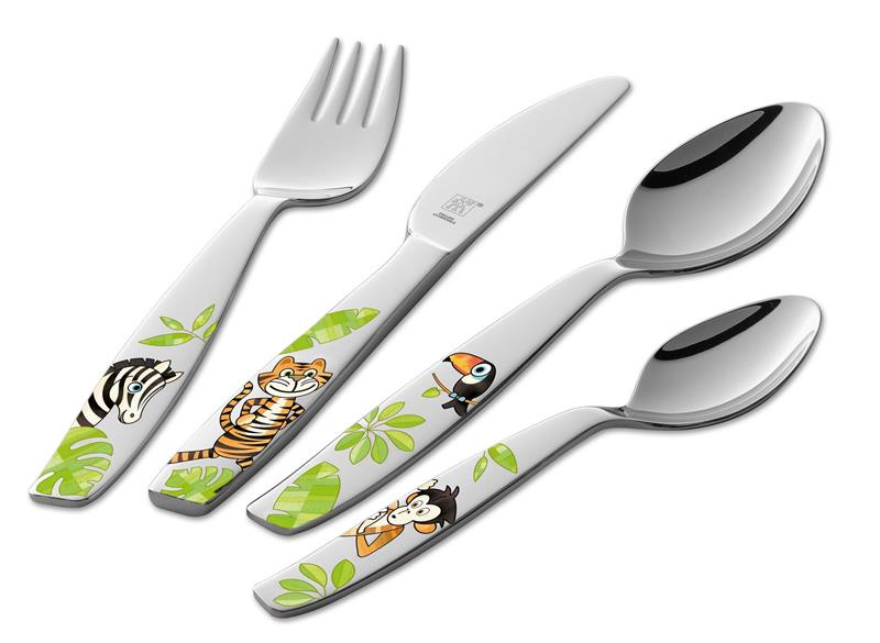 Zwilling - sztućce dla dzieci Jungle 4 el