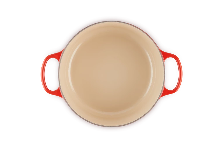 Le Creuset - brytfanna żeliwna emaliowana Signature okrągła 24 cm 4,2 l wiśniowa