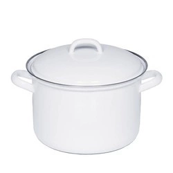 Riess - Garnek wysoki z pokrywą 4,5l 22cm Classic WEISS