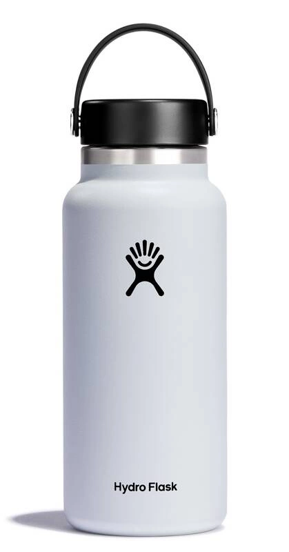 Hydro Flask - Butelka 946 ml Wide Mouth 2.0 Flex Cap biały