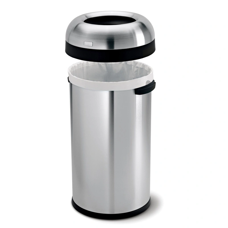 Simple Human - kosz na śmieci 60 l Bullet Open stal