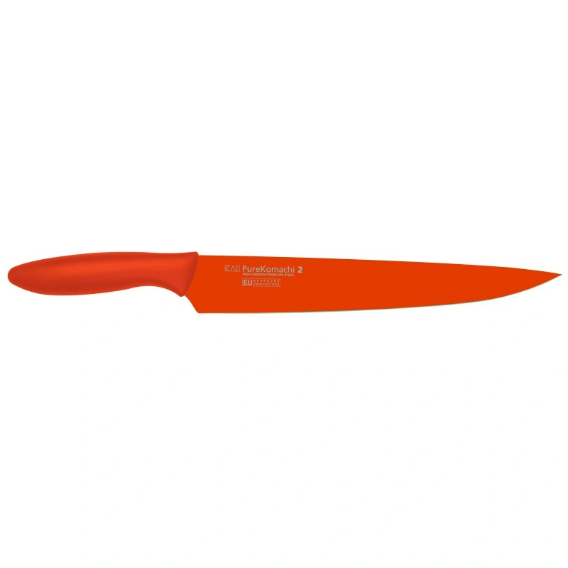 KAI - Nóż do plastrowania 23 cm pomarańczowy PURE KOMACHI 2