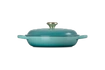Le Creuset - garnek patelnia Gourmet Signature 26 cm 2,2 l bleu riviera