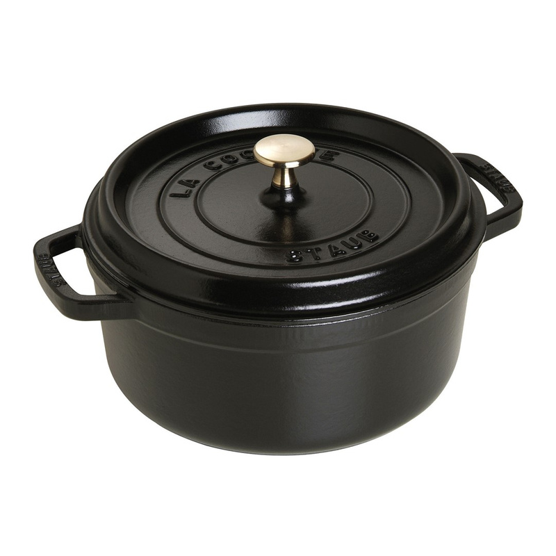 Staub - garnek brytfanna żeliwna czarna 3,8 l 24 cm