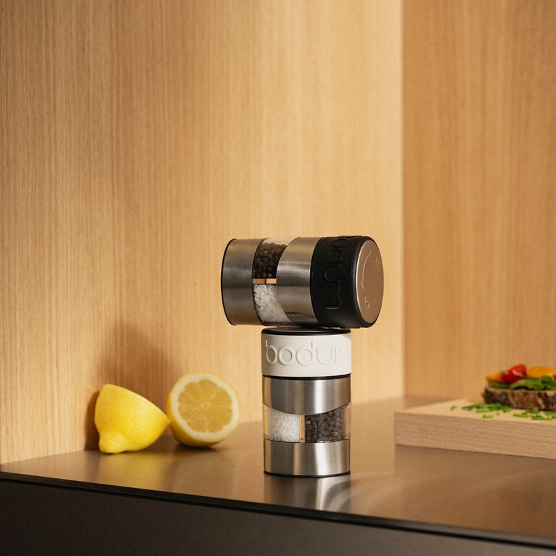 Bodum - młynek do soli i pieprzu Twin Black