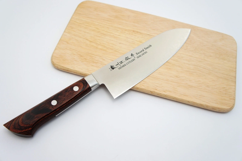 Satake - Unique Nóż Mahogany Santoku 17cm