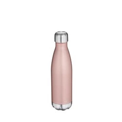 Cilio - butelka termiczna, stal nierdzewna, różowe złoto, 0,5 l Elegante