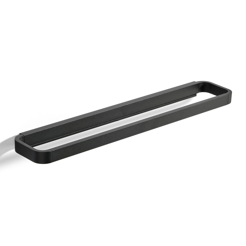 Zone Denmark - Wieszak reling na ręczniki Rim 44 cm Black