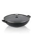 Kela - Wok żeliwny 36cm z pokrywką 4 l czarnyCalido