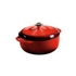 Lodge - Garnek żeliwny emaliowany - czerwony 4,2L