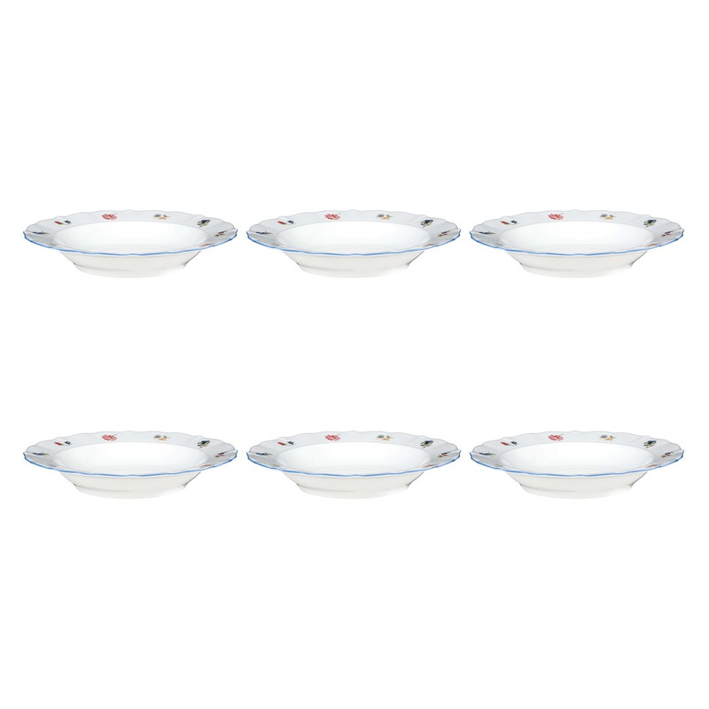 Seltman - SONATE NOSTALGIA Zestaw 6 talerzy do zupy 22.5 cm