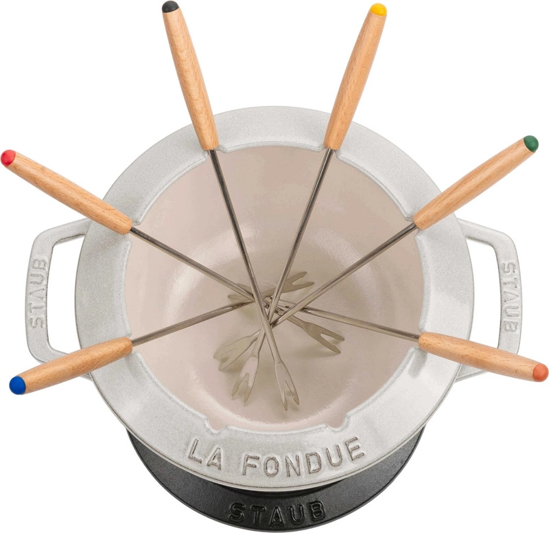 Staub - zestaw do fondue 20 cm, truflowy