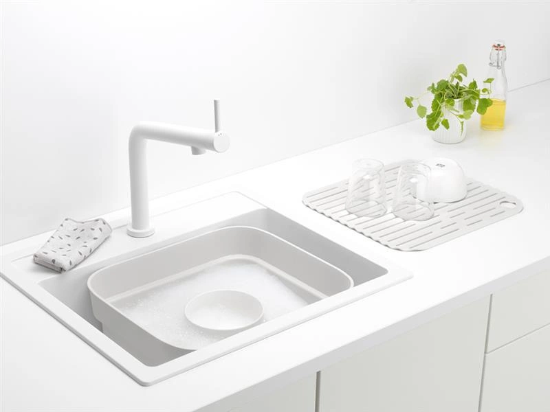 Brabantia - Pojemnik do zmywania z ociekaczem SinkSide jasnoszary