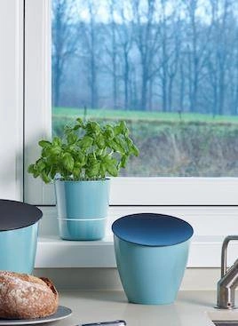 Mepal - Doniczka na zioła podwójna Hydro Herb Nordic Green