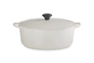 Le Creuset - brytfanna żeliwna emaliowana Signature z fenolowym uchwytem 31 cm 6,3 l cream