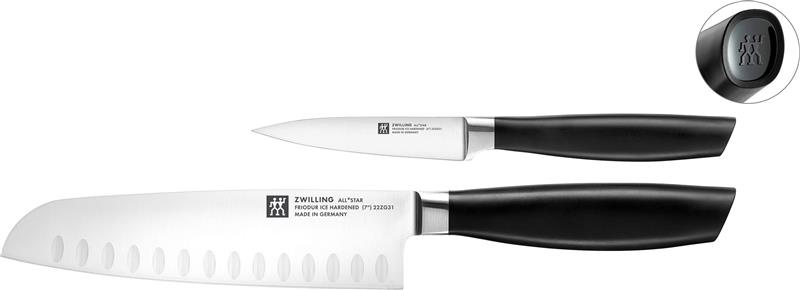 Zwilling - zestaw 2 noży czarny All * Star
