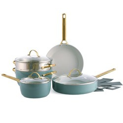 GreenPan - Zestaw garnków i patelni PADOVA Sky Blue - 10 elementów