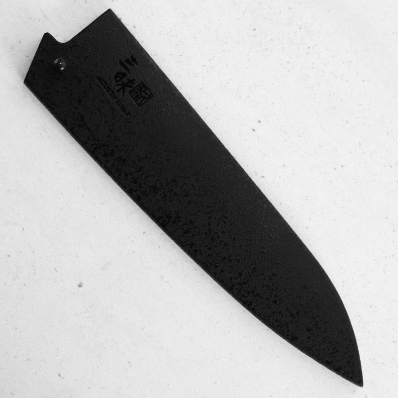 Mcusta - Drewniana Saya Black ochraniacz na nóż Szefa kuchni 18 cm