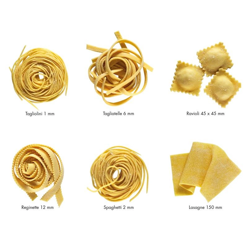 Kuchenprofi - maszynka do makaronu, 4 wymienne krajacze, 28 x 21,5 x 21,5 cm Vitale 150