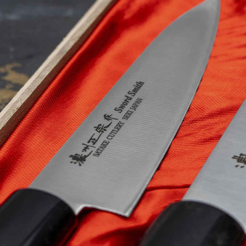 Satake - Misaki Zestaw 3 noży w drewnianym pudełku