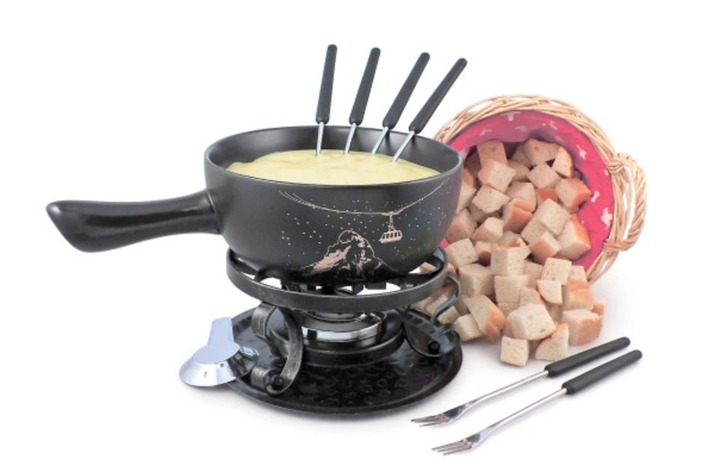 SWISSMAR - SWISSMAR Fondue GRUYERE, ceramika, szary