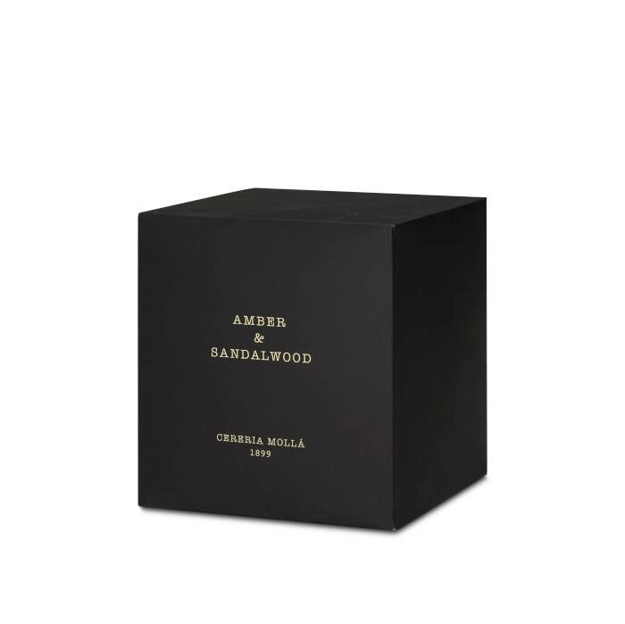 Cereria Molla - Świeca XL 600 gr. Amber and Sandalwood