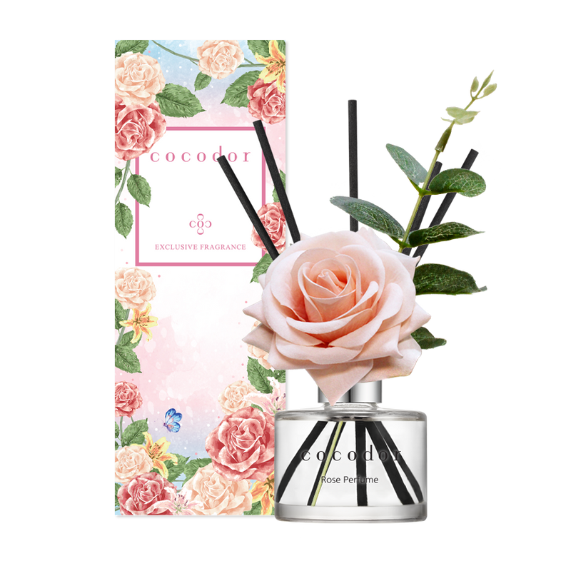 Cocodor - Dyfuzor zapachowy z patyczkami Flower Rose 120 ml Rose Perfume