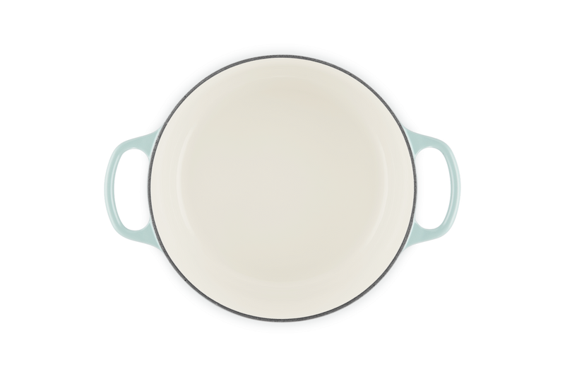 Le Creuset - garnek żeliwny Signature 24 cm 4,2 l sea salt