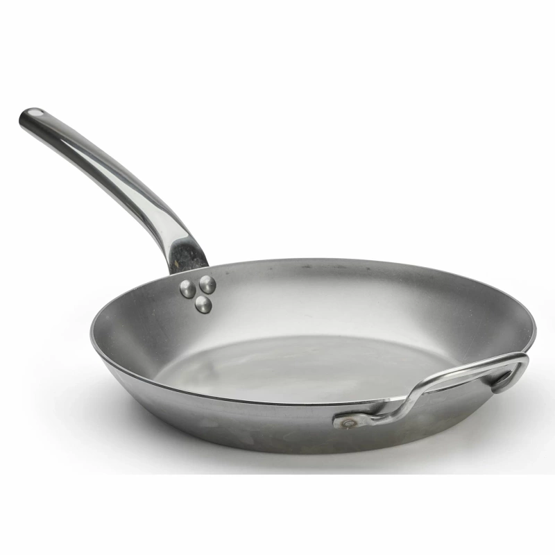 de Buyer - Patelnia okrągła z uchwytem wentylowanym śr. 32 cm CARBONE PLUS