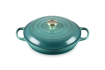Le Creuset - garnek patelnia Gourmet Signature 30 cm 3,5 l bleu riviera