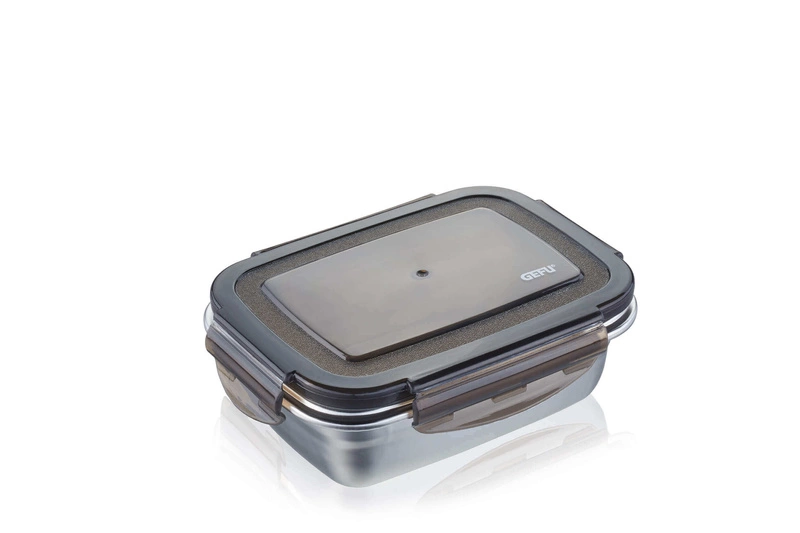GEFU - zestaw 3 stalowych pojemników kuchennych PREPPO