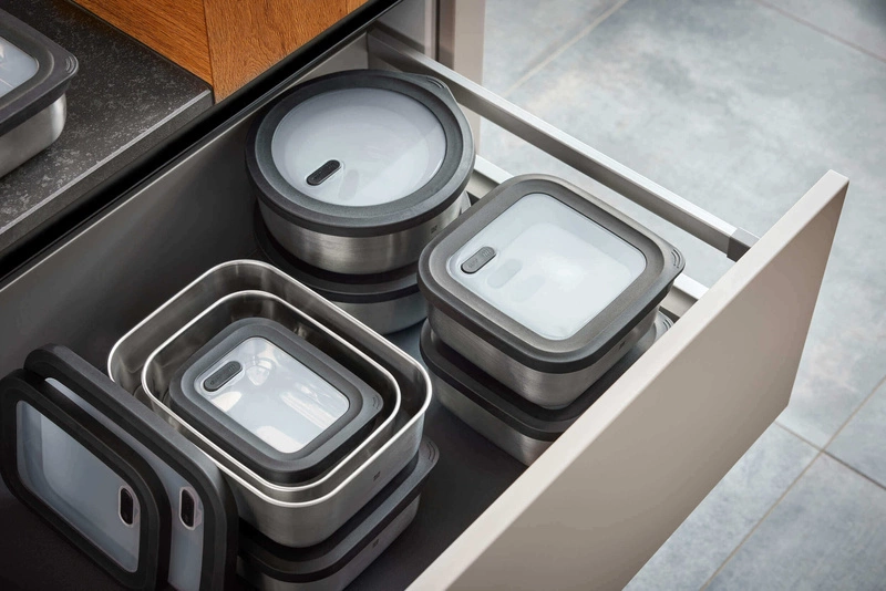 GEFU - pojemnik stalowy okrągły 2 ltr PROVIDO