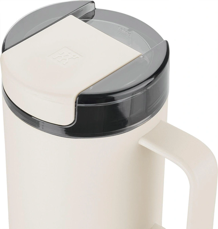 Zwilling - THERMO PLUS Kubek termiczny z uchwytem - 380 ml, kremowy