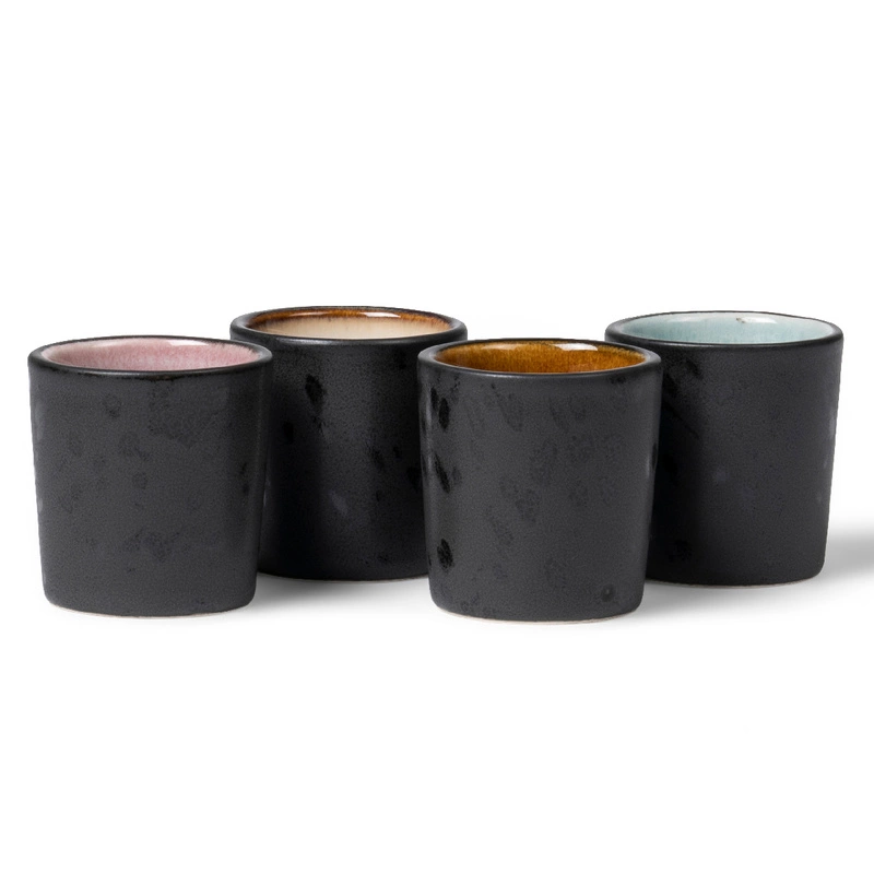 Bitz - Zestaw czterech kieliszków do jajek mix