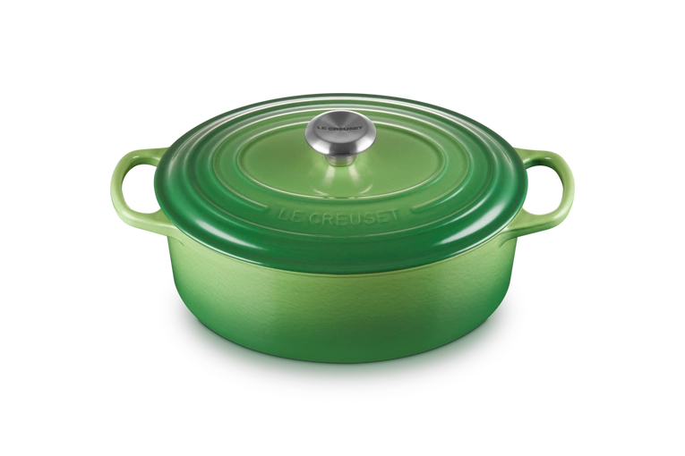 Le Creuset - brytfanna żeliwna Signature 29 cm 4,7 l bamboo green