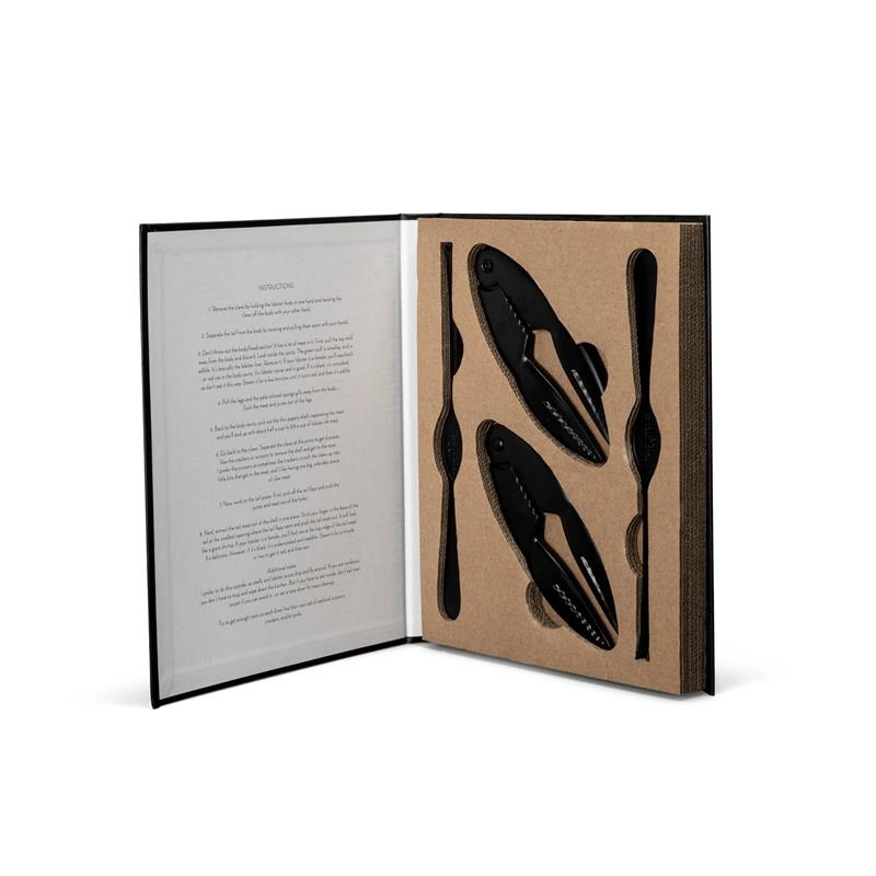 Byon - zestaw do skorupiaków, 6 el., stal nierdzewna/cynk Mollusco