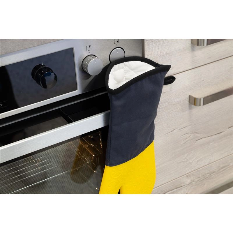 Lurch - rękawica kuchenna, silikon/bawełna/poliester, 34 x 19 cm, żółta