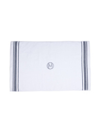 Officine Monogram - Dywanik łazienkowy MonogrLinea 60x100cm b.szary