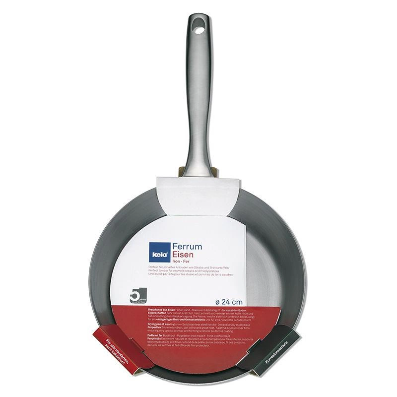 Kela - patelnia żelazna, śred. 24 cm Ferrum