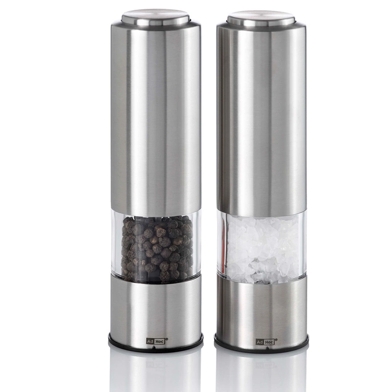 AdHoc - Zestaw elektrycznych młynków do pieprzu i soli PEPMATIK