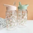 A Little Lovely Company - Butelka na wodę dla dzieci BLOSSOMS PINK 0,45L