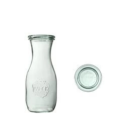 WECK - Butelka Saftflasche 530 ml z pokrywą - 6 szt