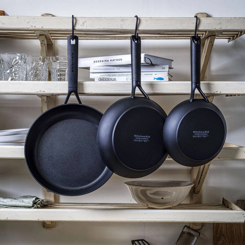 KitchenAid - Patelnie ceramiczne 20 cm + 24 cm + 28 cm